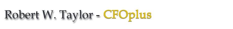 Robert W. (Bob) Taylor - CFO Plus Logo